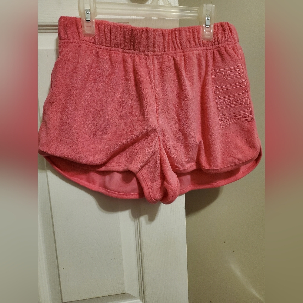 Victoria Secret PINK Terry cloth shorts. NWT